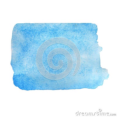 Watercolor blot on a white background Stock Photo