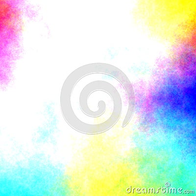 Watercolor border - abstract background Stock Photo