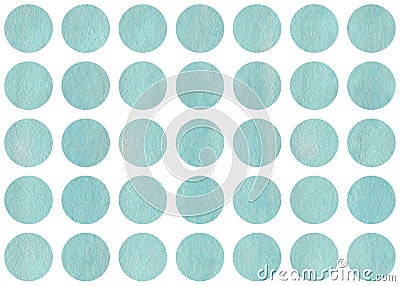 Watercolor circles on white background. Stock Photo