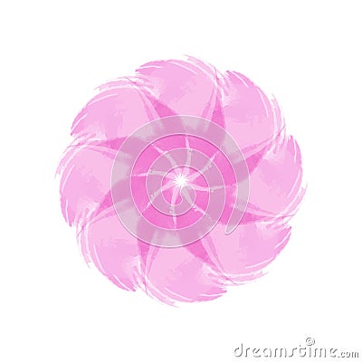 Watercolor flower Vector Illustration