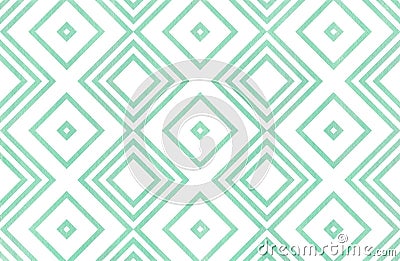 Watercolor geometrical pattern. Stock Photo