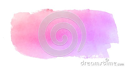 Watercolor hand painted abstract pink lilac background Stock Photo