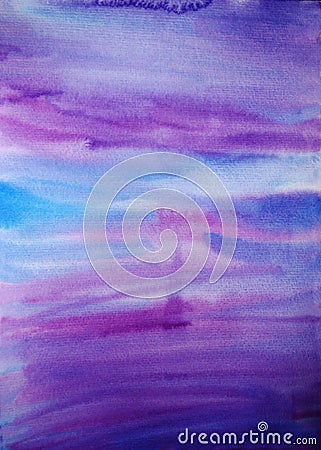 Watercolor hand painted dramatic background Stock Photo