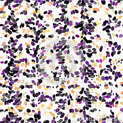 Watercolor irregular confetti dotted background. Hand painted whimsical party carnival seamless pattern. Pretty Stock Photo