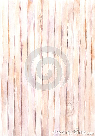 Watercolor light wood texture background. Shabby chic background. Stock Photo