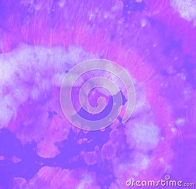 Watercolor Multi Texture. Purple Hippie Shirt. Stock Photo