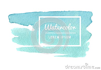 Watercolor paint splash, texture vector abstract background Vector Illustration