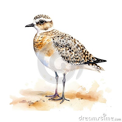 american golden plover Generative Ai Stock Photo