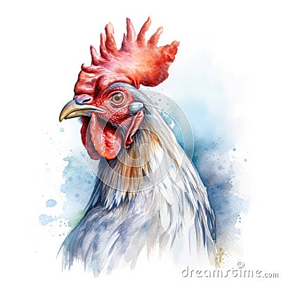 leghorn Generative Ai Stock Photo