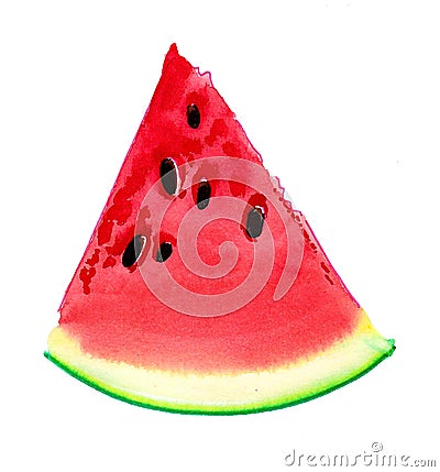Juicy watermelon Stock Photo