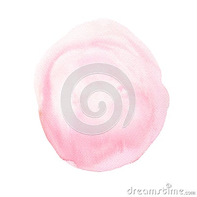 Watercolor pastel handmade texture in pink color. Background for your projects. Stock Photo