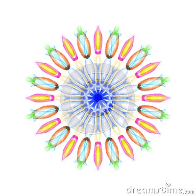 Watercolor pattern. Stock Photo