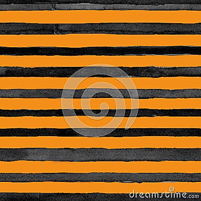 Watercolor pattern seamless animal print, tiger Stock Photo