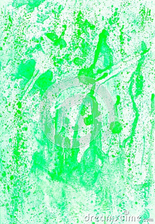 Watercolor simple green background Stock Photo