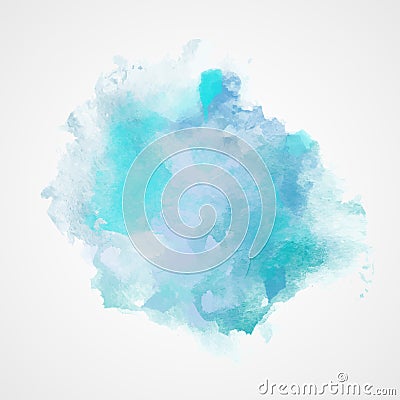 Watercolor Splash with gradient effect. Bright colorful grunge b Stock Photo