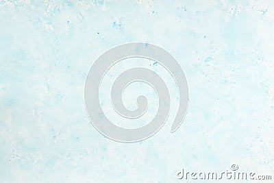 Watercolor stains, strokes of blue shades. Abstract watercolor background. Delicate shades of tender winter, snow Stock Photo