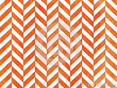 Watercolor stripes background, chevron. Stock Photo