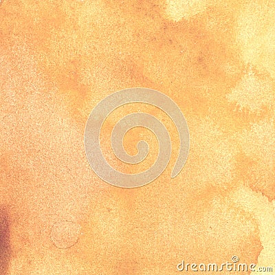 Watercolor texture transparent light beige, brown, ocher, pink shades spots. Stock Photo