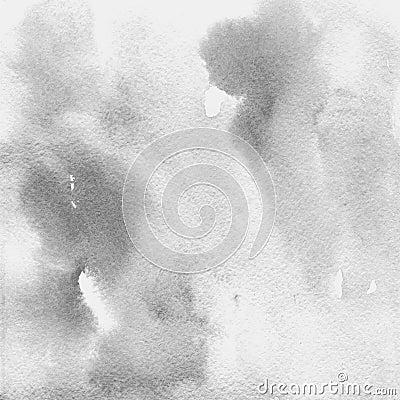Watercolor texture transparent light gray. abstract background, spot, blur, fill Stock Photo