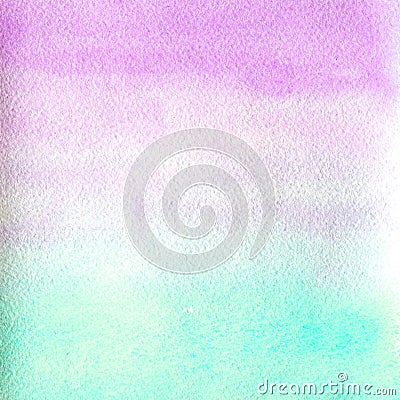 Watercolor texture transparent marble pink and blue color. watercolor abstract background. horizontal gradient. Stock Photo