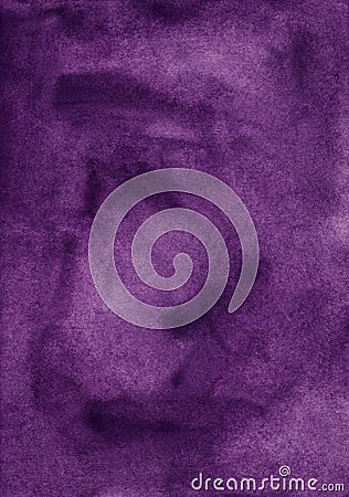 Watercolor vintage dusty purple background texture. Aquarelle abstract old purple backdrop Stock Photo