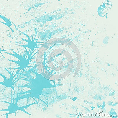 Watercolor wave background with empty space for your text Stock Photo