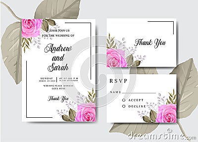 Wedding rsvp2 Vector Illustration