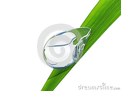 Waterdrop. Stock Photo