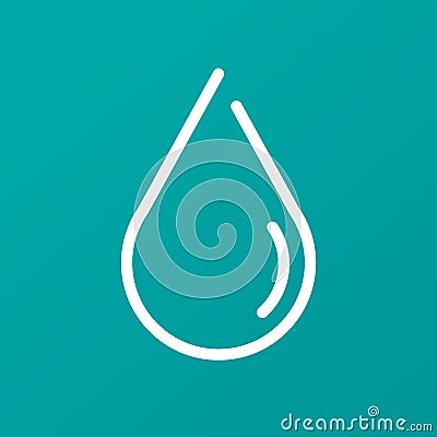 Waterdrop. Vector illustration decorative design Vector Illustration