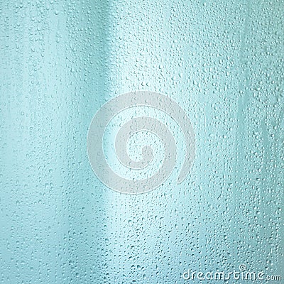 Waterdrops on a glass Stock Photo