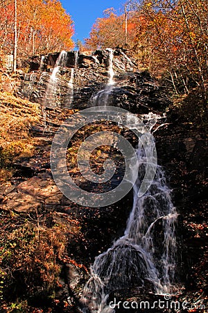 Waterfall - Amicalola Falls, Georgia Stock Photo