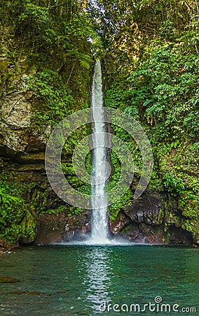 Waterfall in Camiguin Island, Philippines Stock Photo