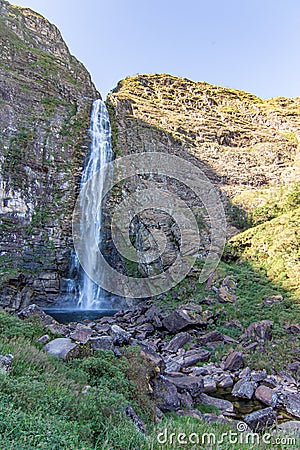 Waterfall Casca Danta Serra da Canastra Montains state Park, Minas Gerais, Brazil Stock Photo