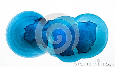 Waterfall color texture blue pink white gray background acrylics paint draw paint draw Stock Photo