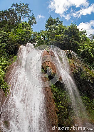 Waterfall Cuba Stock Photo