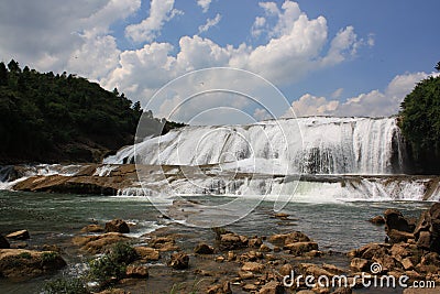 Waterfall Guizhou Stock Photo