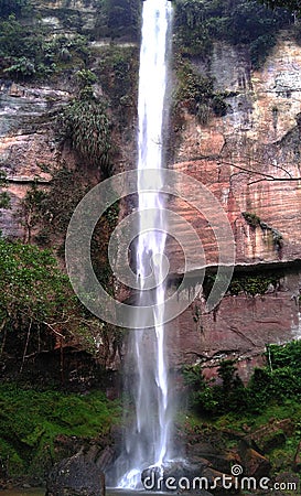 Waterfall in Harau Valley Stock Photo