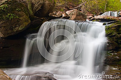 Waterfall at Kaaterskill Stock Photo