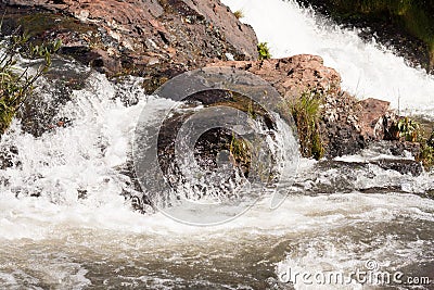 The waterfall known as Cachoeira Espanhol Stock Photo