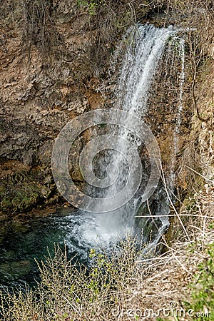 Waterfall Lisine in Serbia 02 Stock Photo