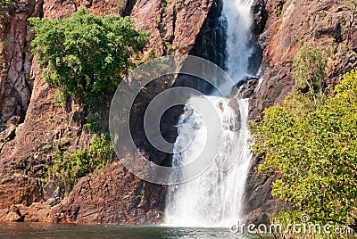 Waterfall in Litchfield National Park Stock Photo
