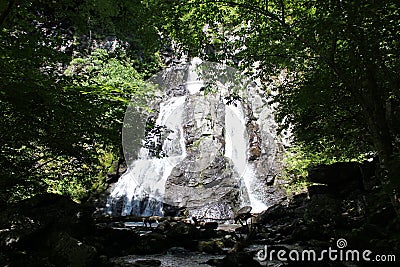 Waterfall, Shenandoah Mountains, Virginia Stock Photo