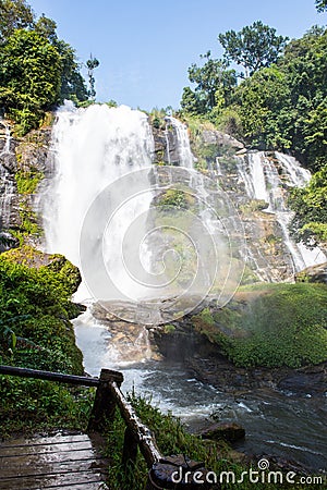Waterfall in North of Thailand Stock Photo