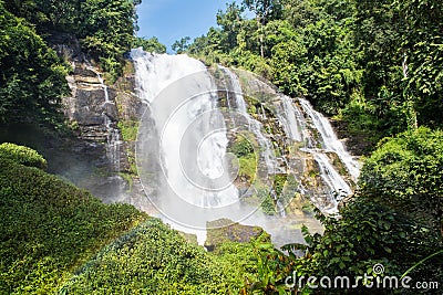 Waterfall in North of Thailand Stock Photo