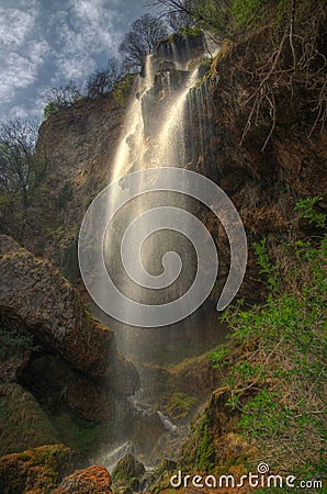 Waterfall Polska skakavitsa near Kjustendil, Bulgaria Stock Photo