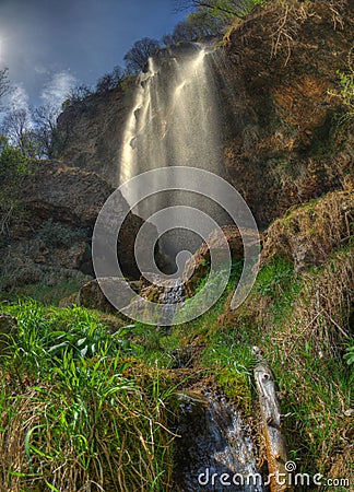 Waterfall Polska skakavitsa near Kjustendil, Bulgaria Stock Photo