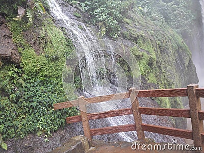 Scenic view of La Paz Waterfall Gardens to Vara Blanca to Costa Rica. Stock Photo