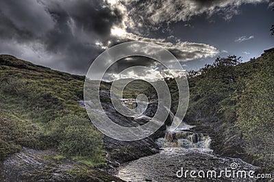 Waterfall Sligo Stock Photo