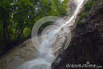 Waterfall Su Ahande Stock Photo