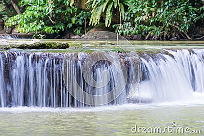Waterfall in Thanbok Khoranee National Park, Krabi Stock Photo